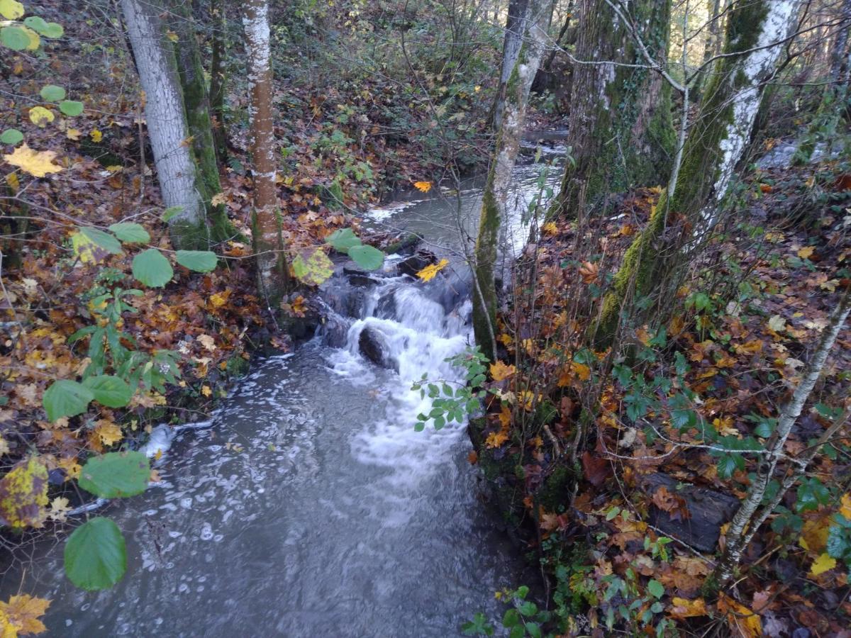 Chalet Au Bois D'Ourthe Villa Somme-Leuze Bagian luar foto